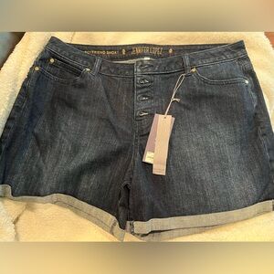 NWT - Boyfriend shorts Jeans button down.